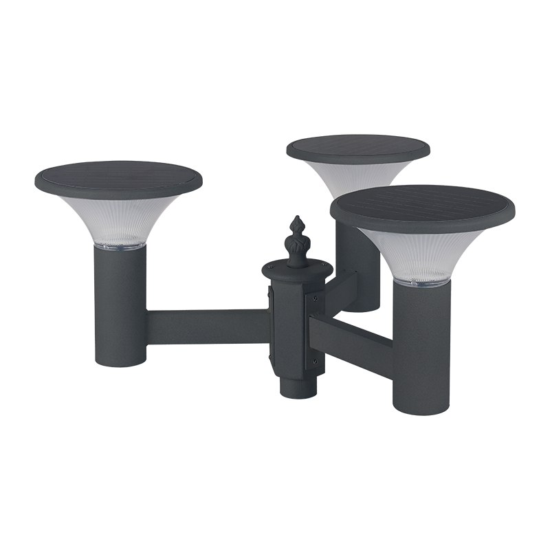 PY-SG018-24W Lampa ogrodowa na energię słoneczną z trzema żarówkami