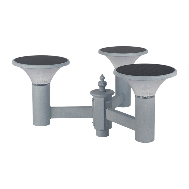 PY-SG018-24W Lampa ogrodowa na energię słoneczną z trzema żarówkami